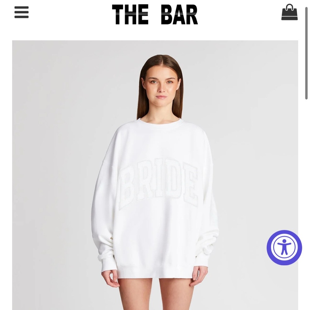 The Bar White Bride Sweatshirt